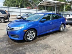 Salvage cars for sale at Austell, GA auction: 2018 Honda Civic LX