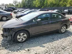 Vehiculos salvage en venta de Copart Waldorf, MD: 2013 Honda Civic LX