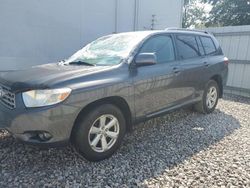 Toyota Highlander se Vehiculos salvage en venta: 2010 Toyota Highlander SE