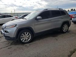 2017 Jeep Cherokee Limited en venta en Dyer, IN