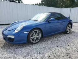 Flood-damaged cars for sale at auction: 2009 Porsche 911 Carrera Cabriolet