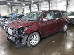 Salvage cars for sale at Ham Lake, MN auction: 2017 KIA Sedona LX