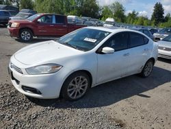 Salvage cars for sale at Portland, OR auction: 2013 Dodge Dart Limited