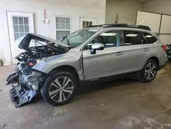 Salvage cars for sale at Davison, MI auction: 2018 Subaru Outback 2.5I Limited