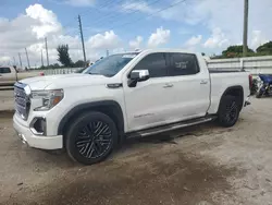 GMC salvage cars for sale: 2020 GMC Sierra C1500 Denali