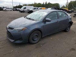 Salvage cars for sale at Denver, CO auction: 2019 Toyota Corolla L