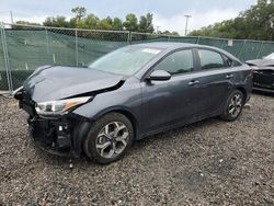 Salvage cars for sale at Riverview, FL auction: 2021 KIA Forte FE