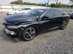 Salvage cars for sale at Hillsborough, NJ auction: 2021 Honda Accord Sport SE