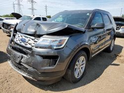 Salvage cars for sale at Elgin, IL auction: 2018 Ford Explorer XLT