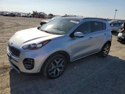 Salvage cars for sale at Antelope, CA auction: 2019 KIA Sportage SX