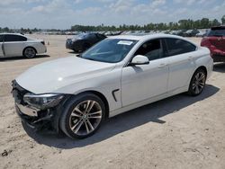 Vehiculos salvage en venta de Copart Houston, TX: 2018 BMW 430XI Gran Coupe