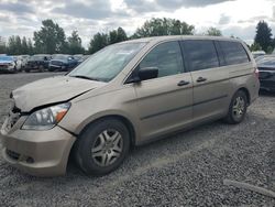 Salvage cars for sale at Portland, OR auction: 2007 Honda Odyssey LX