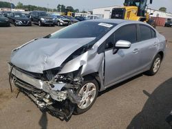 Salvage cars for sale at New Britain, CT auction: 2014 Honda Civic LX