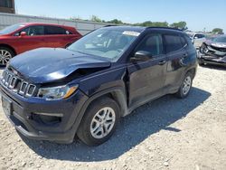 Jeep salvage cars for sale: 2018 Jeep Compass Sport