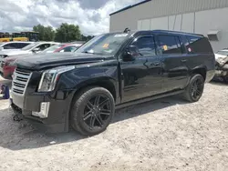 Salvage cars for sale at Apopka, FL auction: 2016 Cadillac Escalade ESV Platinum