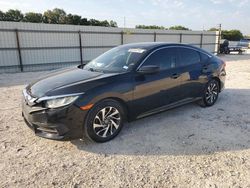 Salvage cars for sale at New Braunfels, TX auction: 2017 Honda Civic EX