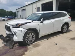 Salvage cars for sale from Copart Gaston, SC: 2022 Toyota Highlander Platinum