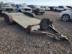 Salvage trucks for sale at Phoenix, AZ auction: 1981 Gzft Flatbed