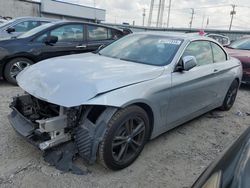 Salvage cars for sale at Dyer, IN auction: 2017 BMW 430I