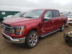 Salvage cars for sale at Brighton, CO auction: 2021 Ford F150 Supercrew