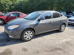 Salvage cars for sale at Austell, GA auction: 2007 Hyundai Elantra GLS