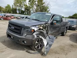 Salvage trucks for sale at Bridgeton, MO auction: 2013 Ford F150 Supercrew