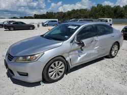 Salvage cars for sale at New Braunfels, TX auction: 2014 Honda Accord EXL