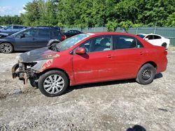 Salvage cars for sale at Candia, NH auction: 2012 Toyota Corolla Base