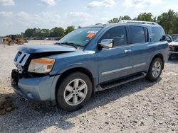 Salvage cars for sale from Copart Houston, TX: 2012 Nissan Armada SV