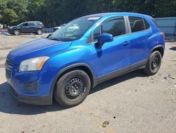 Salvage cars for sale at Austell, GA auction: 2016 Chevrolet Trax LS