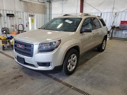 Salvage cars for sale at Mcfarland, WI auction: 2015 GMC Acadia SLE