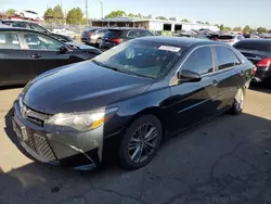 Salvage cars for sale from Copart Denver, CO: 2015 Toyota Camry LE