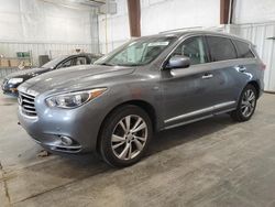 Salvage cars for sale at Milwaukee, WI auction: 2015 Infiniti QX60