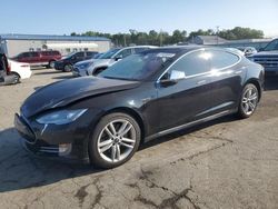 Salvage cars for sale at Pennsburg, PA auction: 2014 Tesla Model S