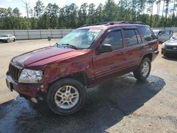 Salvage cars for sale at Harleyville, SC auction: 2000 Jeep Grand Cherokee Limited