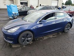 Salvage cars for sale at Woodburn, OR auction: 2018 Tesla Model 3