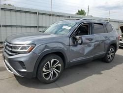 Vehiculos salvage en venta de Copart Littleton, CO: 2021 Volkswagen Atlas SEL Premium