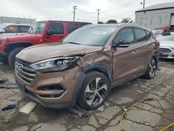 Salvage cars for sale from Copart Dyer, IN: 2016 Hyundai Tucson Limited