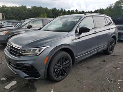 Salvage cars for sale at auction: 2022 Volkswagen Tiguan SE R-LINE Black