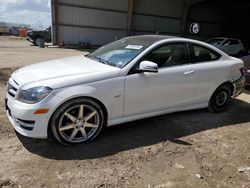 Mercedes-Benz salvage cars for sale: 2012 Mercedes-Benz C 250