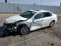 Salvage cars for sale at Van Nuys, CA auction: 2013 Honda Accord EXL