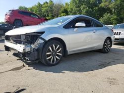 Salvage cars for sale at Glassboro, NJ auction: 2015 Honda Civic EXL