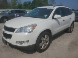 Salvage cars for sale at Leroy, NY auction: 2012 Chevrolet Traverse LT