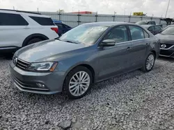 Salvage cars for sale at Cahokia Heights, IL auction: 2016 Volkswagen Jetta SEL