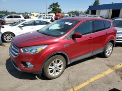 Ford salvage cars for sale: 2019 Ford Escape SE