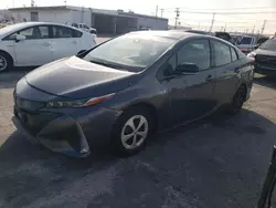 Salvage cars for sale at Sun Valley, CA auction: 2020 Toyota Prius Prime LE