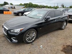 Carros salvage sin ofertas aún a la venta en subasta: 2018 Infiniti Q50 Luxe