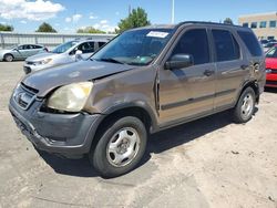 Salvage cars for sale at Littleton, CO auction: 2002 Honda CR-V LX