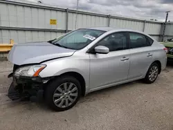 Salvage cars for sale at Dyer, IN auction: 2013 Nissan Sentra S