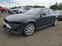 Salvage cars for sale at Denver, CO auction: 2014 Audi A4 Premium